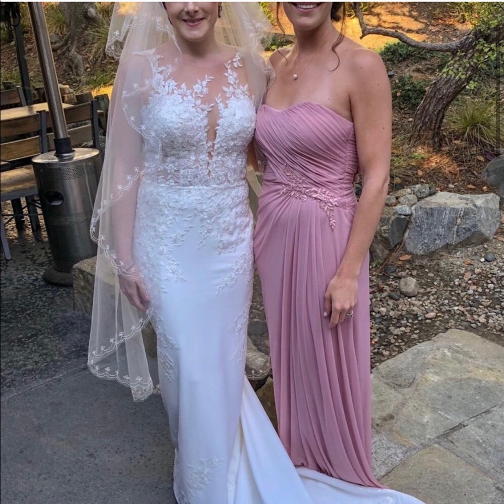 Azazie Virginia Bridesmaid Dress Dusty Rose